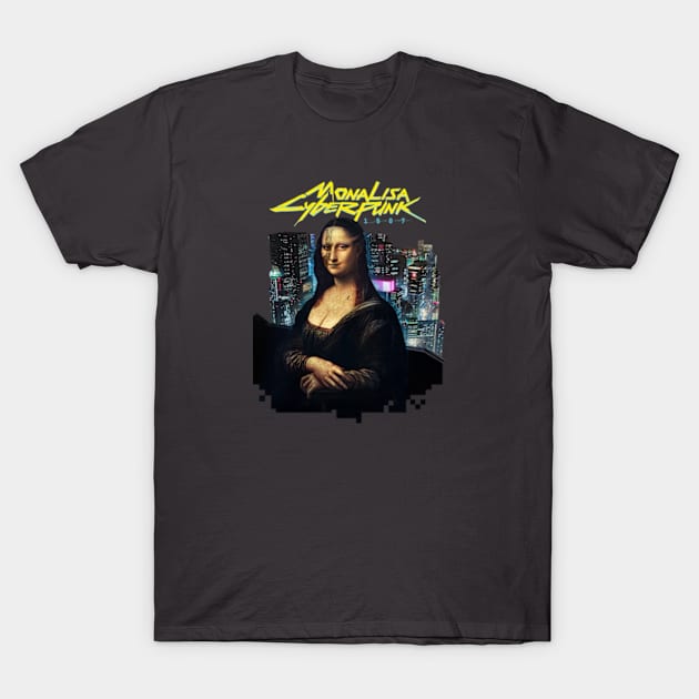 MONA LISA cyberpunk 1507 T-Shirt by FbsArts